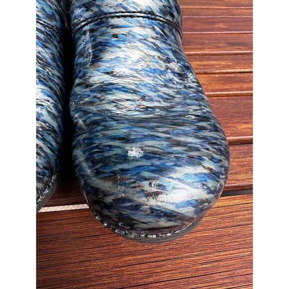 Dansko Women’s Professional Blue Waves Clog Nurse Shoe Size 39/US 8-8.5 - Picture 7 of 11